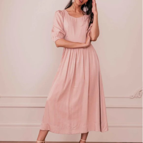 JessaKae Dresses & Skirts - Blush Fern Dress (Jessakae)